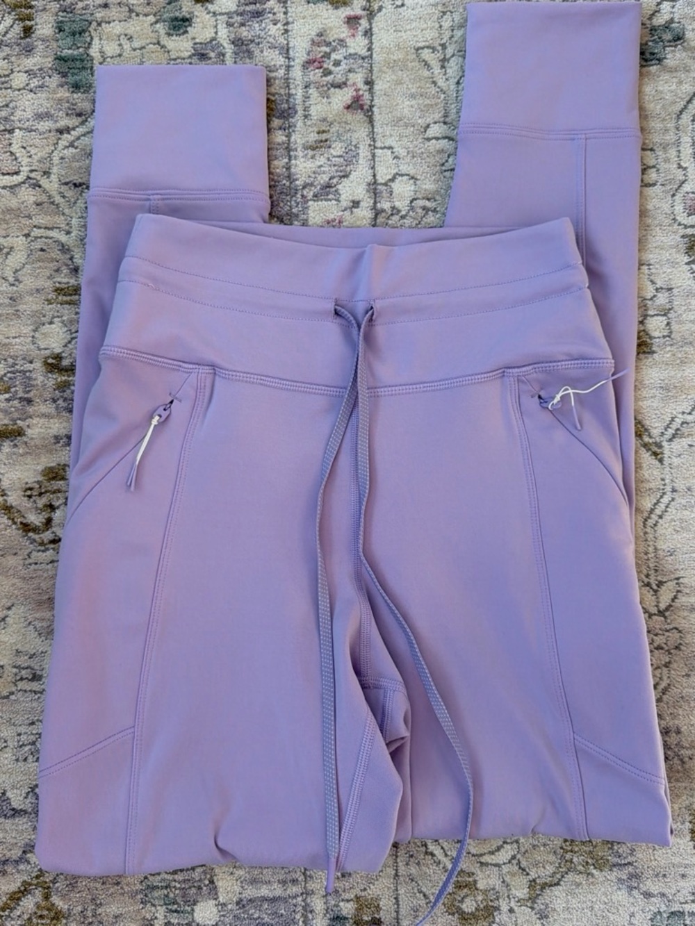 Aerie Lavender High-Waist Active Leggings with Pockets